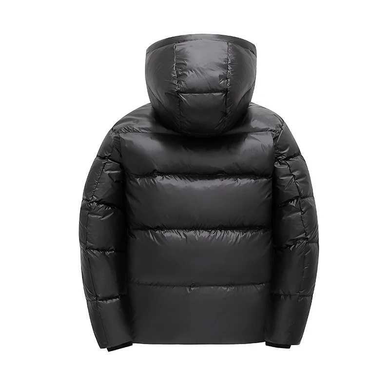 Men's Down Parkas Hooded Windbreaker Parkas Winter Male Casual Cotton Padded Coat Zipper Waterproof Outwear Thick Jacket Youth Trend Oversized Y2