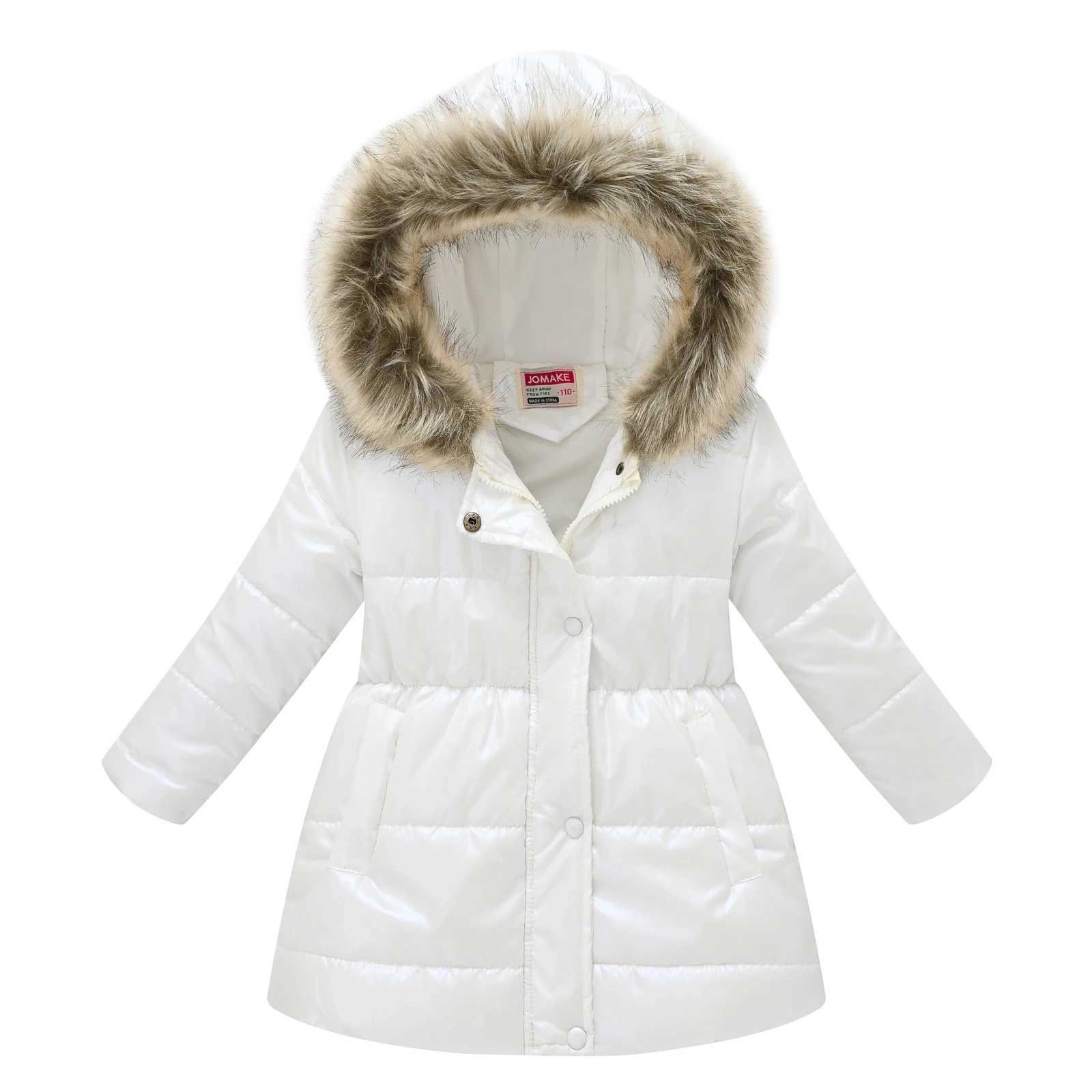 Down Coat Stay warm and look fashionable Girls hot hooded jacket with down replacement pad for winter H241010