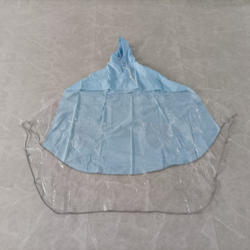 Electric car raincoat fully covered rain and wind resistant for safe travel