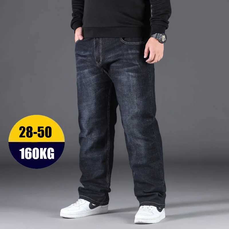 10XL Jeans Wide Mens Pants Oversize Jean Baggy Clothes Plus Size Denim Trousers MAN STREETWEAR FASHION Clothing Cargo Male MensX241009