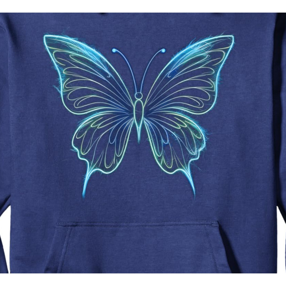 Hoodie for Mens Womens Butterfly Insect Nature Lover Entomology Gifts Graphic Tees Pullover Hoodie Graphic Hoodies sweatshirt Pullover Long Sleeve
