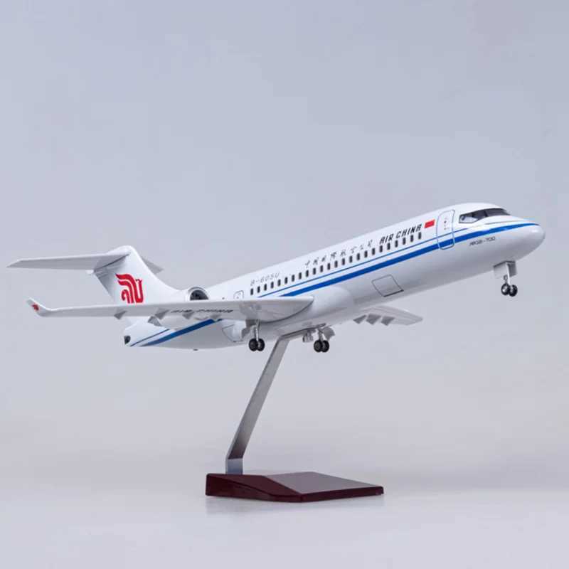47cm 1 150 Airplane Arj21-700 Aircraft Air China Airline Landing Gears Diecast Plastic Resin Plane Model Collection Display ToysXJ241010