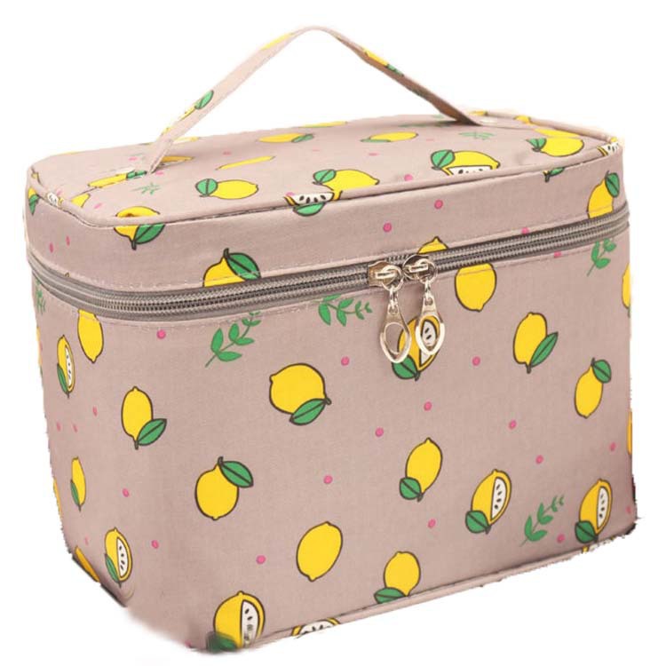 tote bag Elegant Makeup Bag with Carrying Handle Compact Beauty Pouch for Travel Essentials