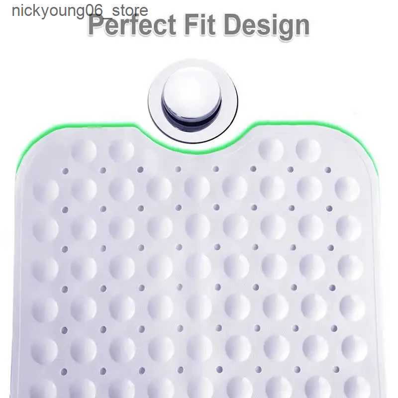 Non-Slip Bath Mats Large Cute Cartoon PVC Bath Mat Anti-Slip Shower Bathtub Mats With Sucker Soft Massage Pad Kids Elder Bathroom Carpet Rug L240910