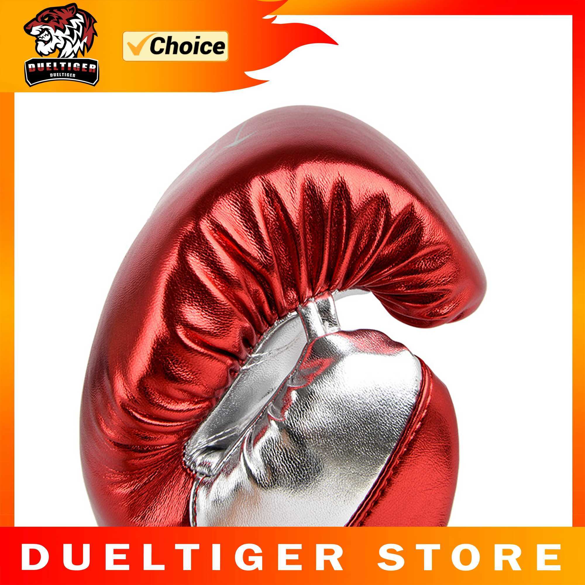 Dueltiger Adult Fiber Boxing Gloves Muay Thai Training Gloves Free Boxing Beach Bag Fighting Fitness Accessories W241010
