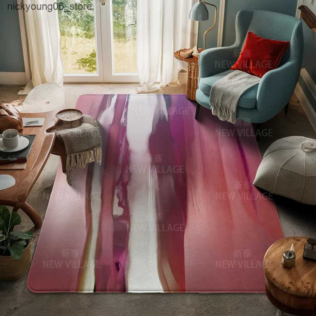 Non-Slip Bath Mats Living room floor mats carpet family door mat modern Nordic style room bathroom feet bathroom non-slip kitchen Landscape sunset L24