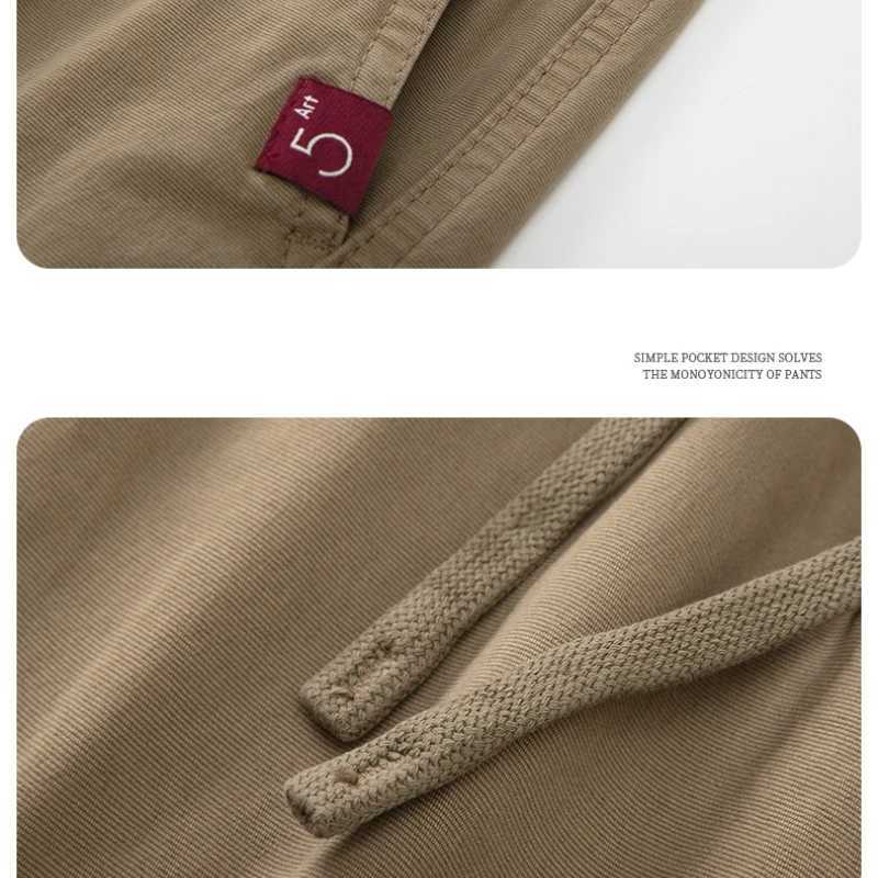 2024 Autumn New Loose Goods Mens Clothing Large Pocket Solid Color Casual Cotton Jogger Street Clothing Mens Clothing JL25171 W241009