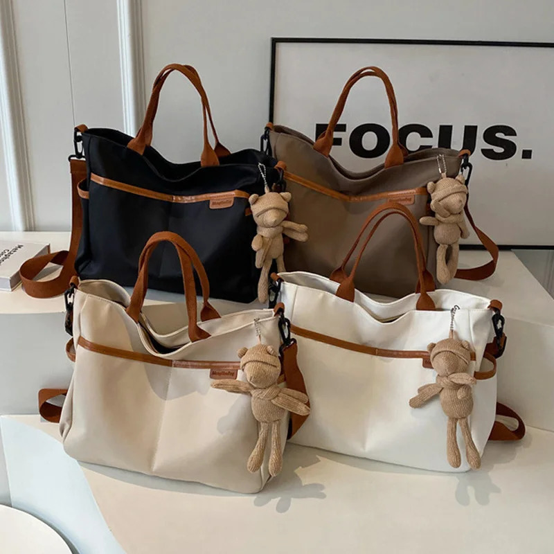 Multi functional mother bag baby pajamas diaper bag fashionable Oxford mother handbag lightweight cross body maternity bag 241008