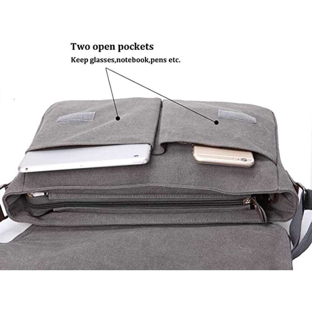 Messenger Canvas Small Bag Vintage Shoulder Everyday Purse Crossbody bag for men women wo
