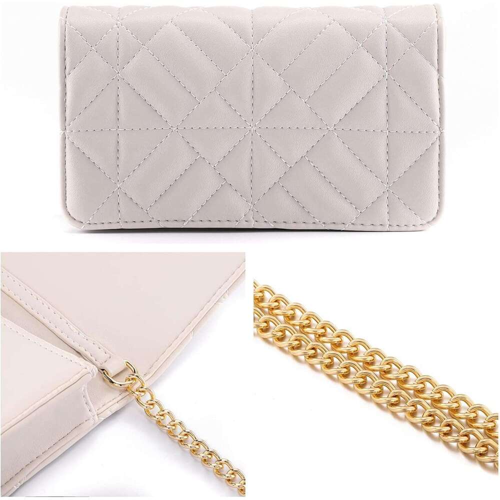 Mini Women Crossbody Handbag Shoulder Handbags Evening Clutch Cellphone Wallet Purse PU Leather Bag with Chain