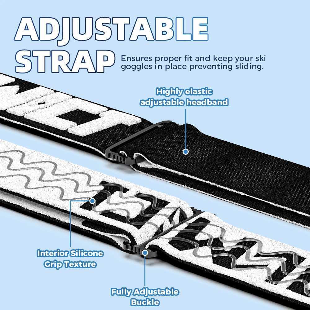 Mens womens adult double-layer skiing goggles UV400 protection skiing anti fog snow polarized glasses skis snowshoes CL241010