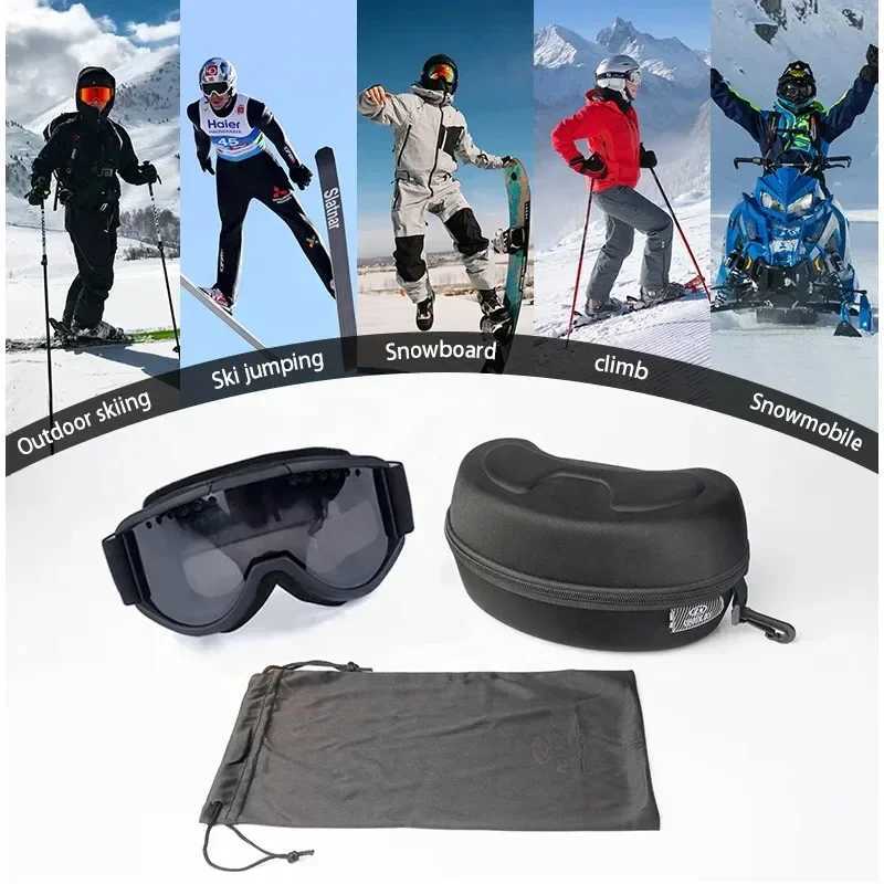 Obama customized ski goggles with dual anti fog and UV protection winter sunglasses and ski goggles CL241010