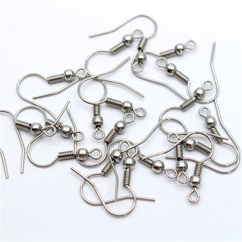200pcs/lot DIY Earring Parts Earrings Clasps Hooks Findings Component DIY Jewelry Making Accessories Alloy Hook Ear Wire Jewelry Wholesale Price