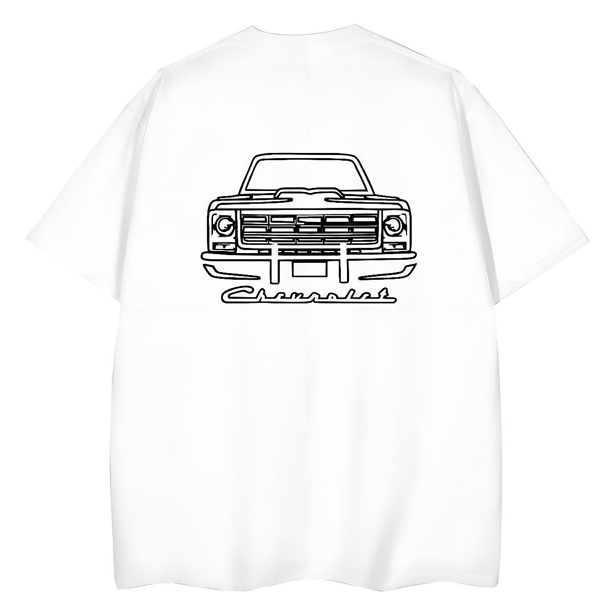 New Arrival Women T Shirts 100% Cotton 230g Breathable Outdoor car Couples T Shirts Designer DIY Printed Tee Shirt