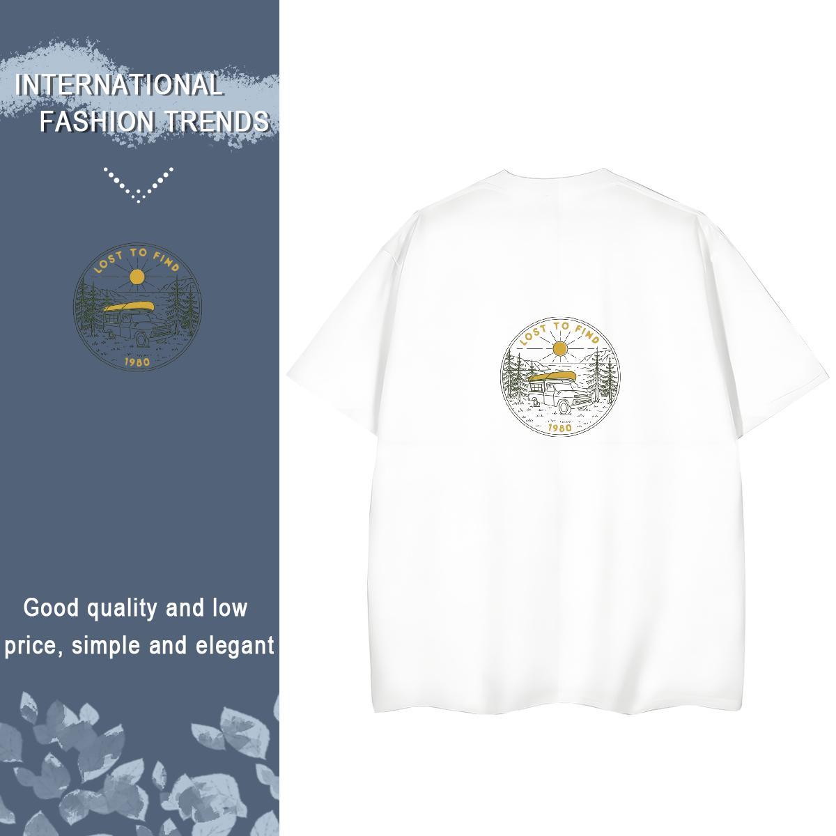 New Woman T Shirts 230g 100% Cotton Breathable Crew Neck Sport car Womens Tshirts Loose Plus Size Custom Tee Shirt