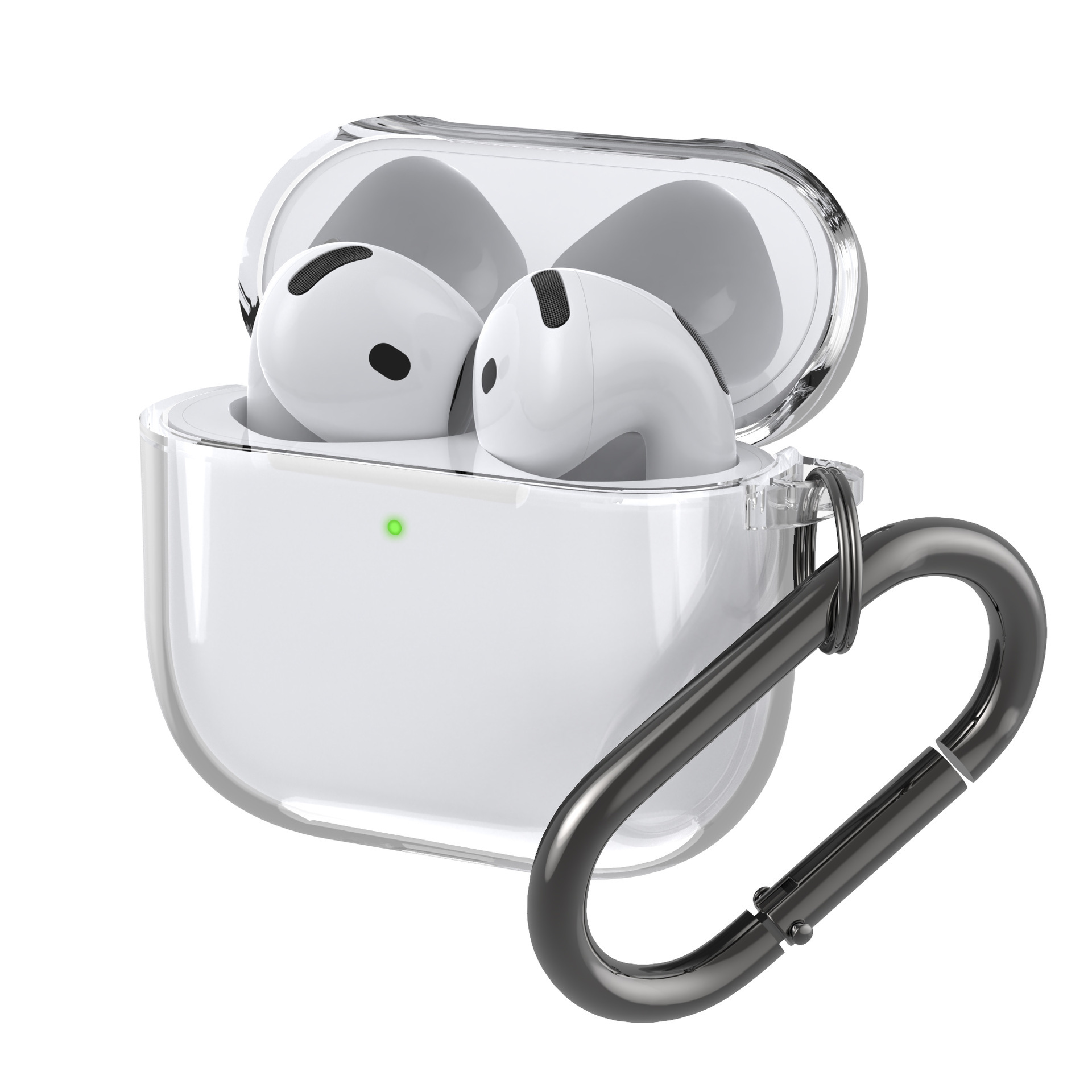 For Apple 2024 new Generation airpod 4 Headphone Accessories Solid TPU Silicone Protective Earphone Cover Wireless Charging Shockproof Case