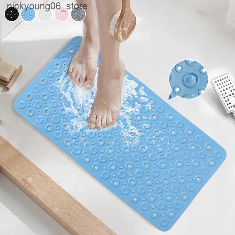 Non-Slip Bath Mats Bathroom Non-Slip Home Mat PVC Non-Slip Floor Hotel Toilet Massage Bath Non-Slip bathroom mat L240910