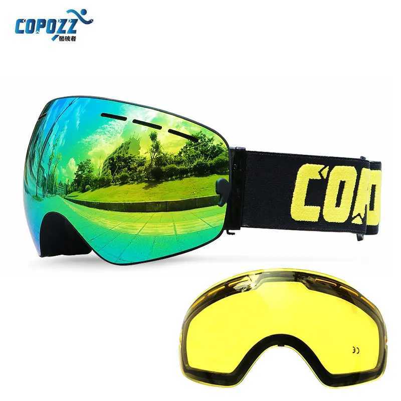 COPOZZ brand ski goggles ski goggles dual lens UV400 anti fog adult ski goggles womens snow shoes CL241010