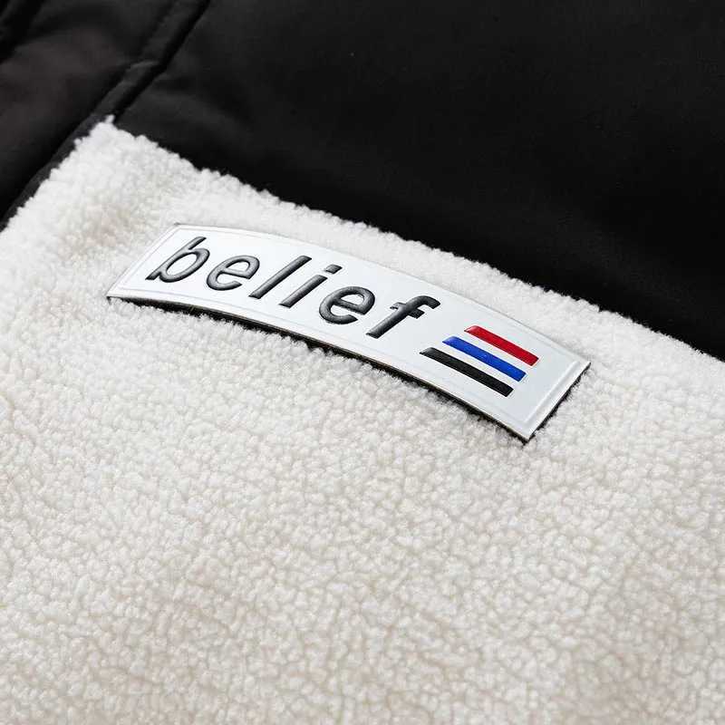 Men's Down Parkas Fashion Contrast Padded Bubble Jacket Man Various Color Styles Warm Thicken Coat Casual Pocket Klein Blue Puffer Jacket for Men