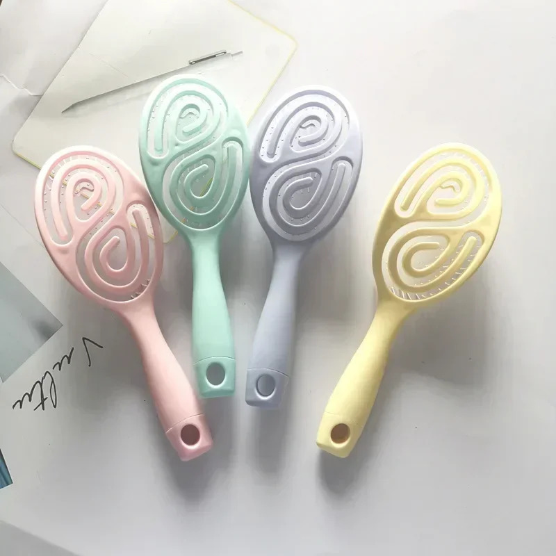 Heallor fluffy anti hair loss massage hair brush hair brush air cushion comb suitable for all hair types durable naturally curly 241009