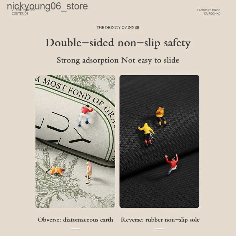 Non-Slip Bath Mats Luxury Bath Mat Foot Mats Anti Slip Bathroom Rug Super Absorbent Quick Dry Floor Mats Room Rugs Toilet Carpet Doormat Washable L240