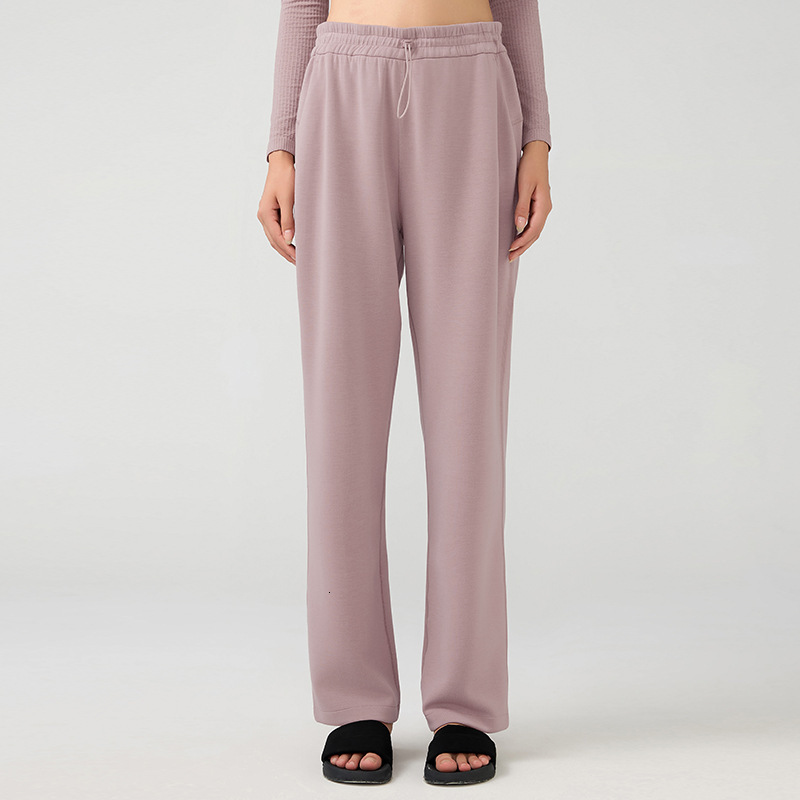 Autumn winter casual sports that cover the skin make you look slimmer, elastic drawstring with high waist wide legs, long pants and sweatpants DAW167