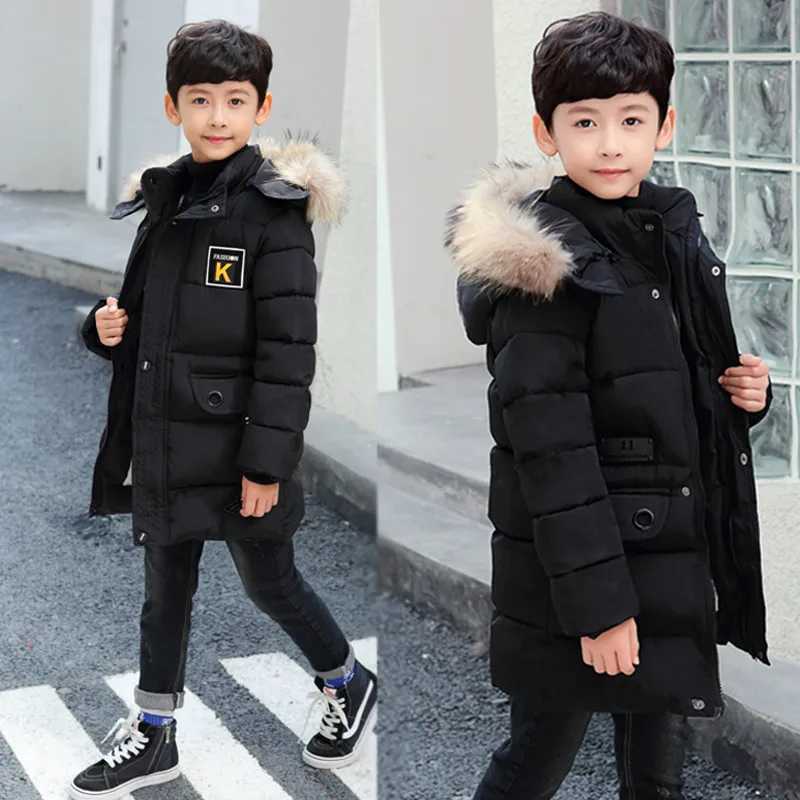 Down Coat 2024 New Winter Clothing for Boys 4 Keep Warm 5 Children 6 Autumn Winter 9 Coat 8 Medieval 10 Year 12 Pile Thick Cotton Jacket H241010