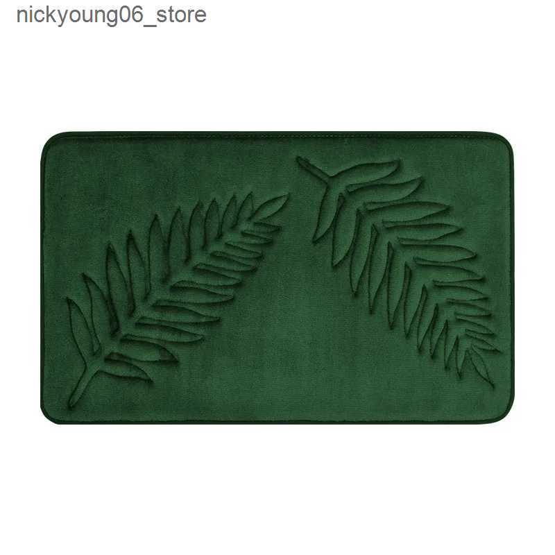 Non-Slip Bath Mats Memory Foam Bath Mat Toilet Mat Extra Soft Non-Slip Bathroom Mat Super Comfort Bath Mats for Bathroom Floor Bath Rug Foot Mat L2409