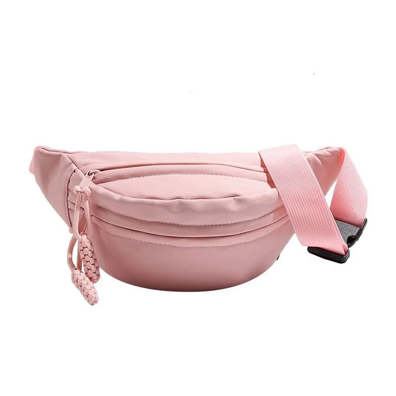 Pink Orange Yellow Red Cross Body Bag Womens Street Fashion Sports Chest Bag Korean Fanny Bag 241008