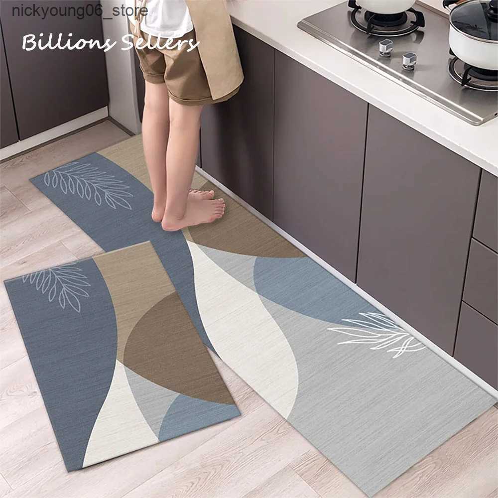 Non-Slip Bath Mats Kitchen Rug Durable Home Entrance Doormat High-end Kitchen Mats For Floor Waterproof House Hold Washable Non-slip Large Carpet L240
