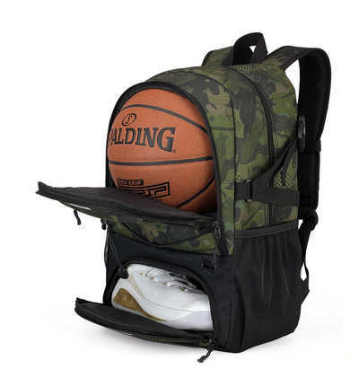 CMM basketball bag, football backpack, boys and girls' sports backpack, training bag that can hold size 7 basketball 241015