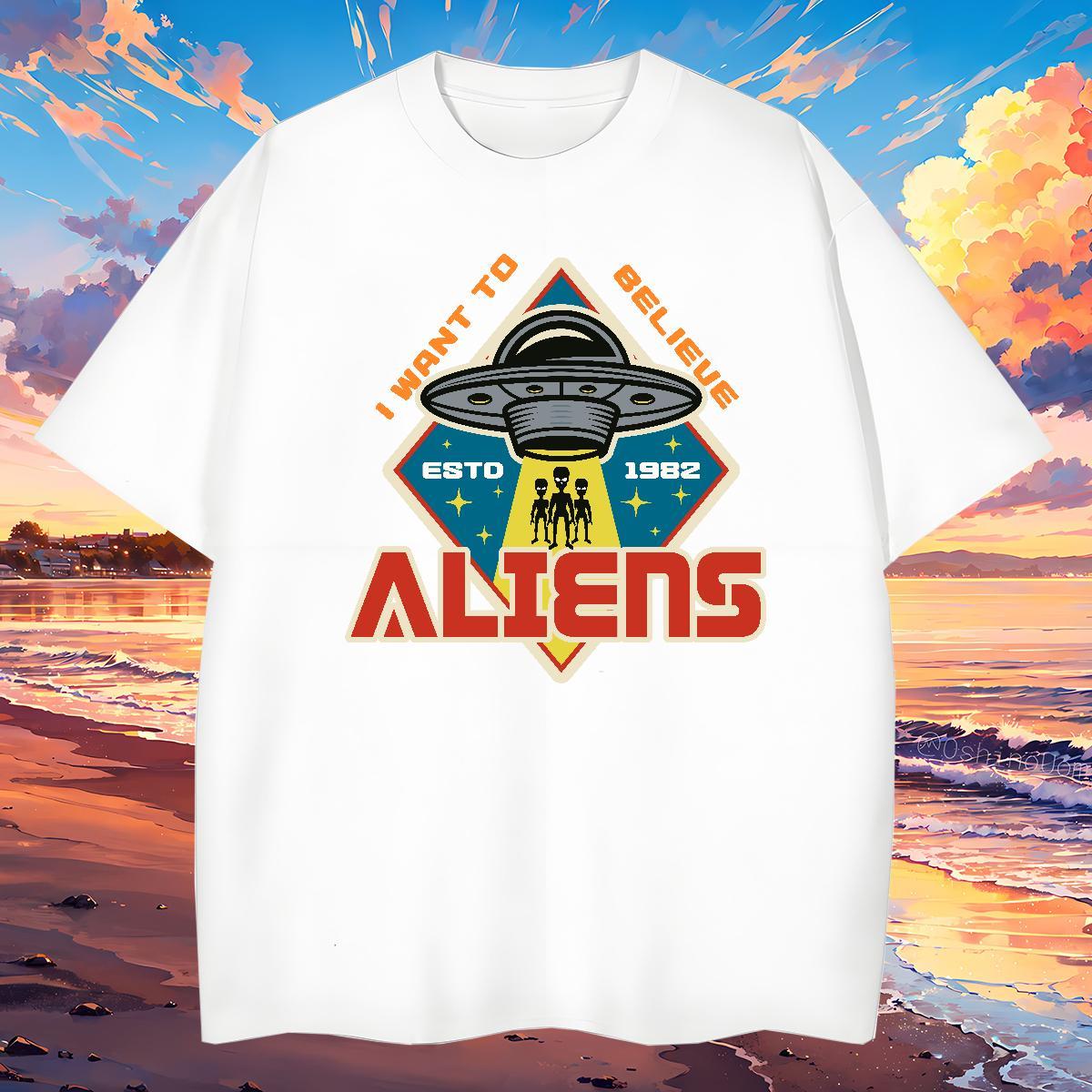 Brand Man T Shirts 230g Pure Cotton ET Street Custom Print Oversized Breathable Crew Neck Men Tees Customized Clothes