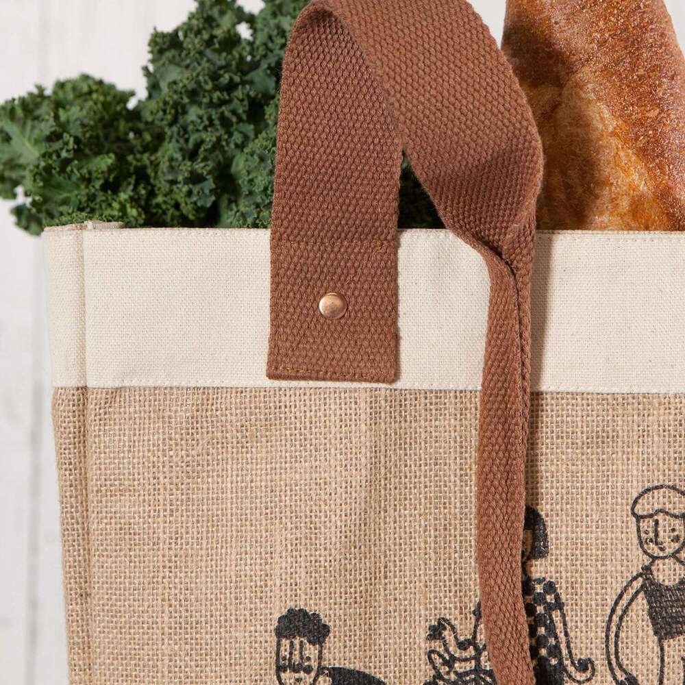 Now Designs Shop Local Reusable Shopping Tote, Laminated ing, 13.5x17 x8.5 inch
