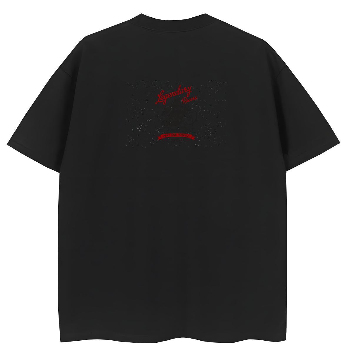 Brand T shirt 100% Cotton 230g O-Neck Short Sleeve Daily Outfit Motorcycle Women Tshirts Lady DIY Anime Tees Shirts