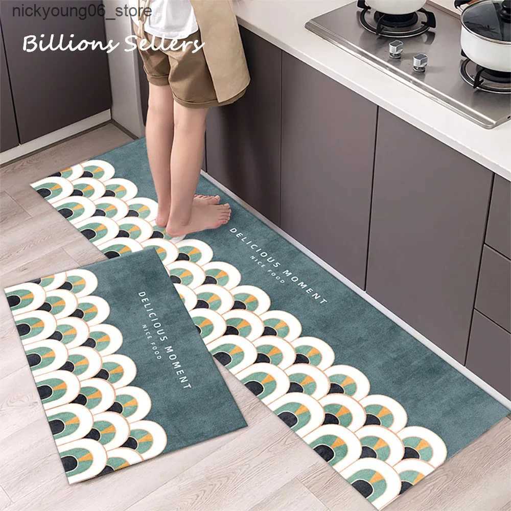 Non-Slip Bath Mats Kitchen Rug Durable Home Entrance Doormat High-end Kitchen Mats For Floor Waterproof House Hold Washable Non-slip Large Carpet L240