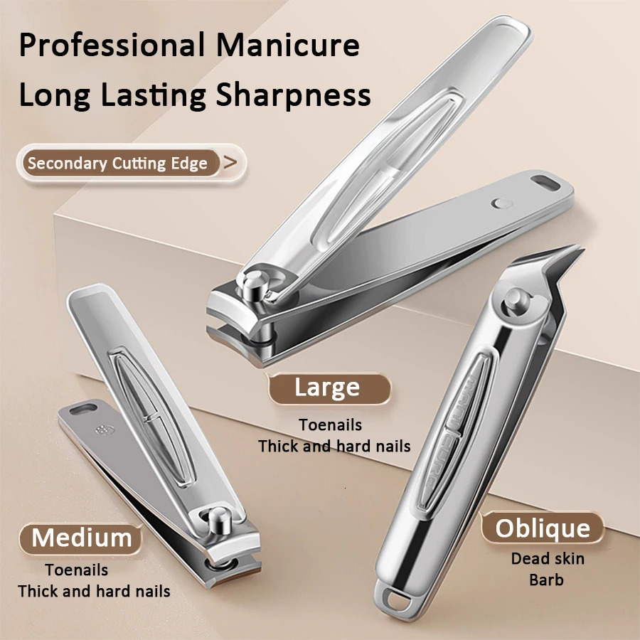 10 in 1 Ergonomic Kit Personal Care Tools Stainless Steel Professional Nail Clippers Ergonomic Kit Travel Box Kit 240927