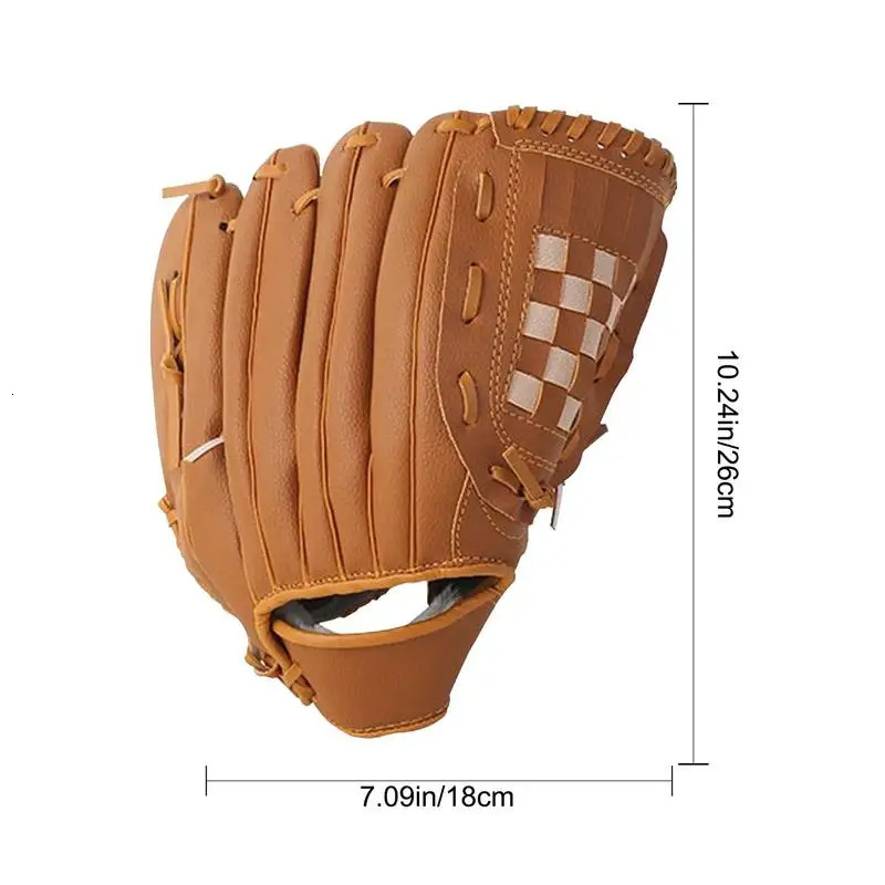 Baseball Glove Right Hand Throwing Baseball Gloves Baseball Catching and Pitching Training Tools for Baseball Beginner Youth 241010