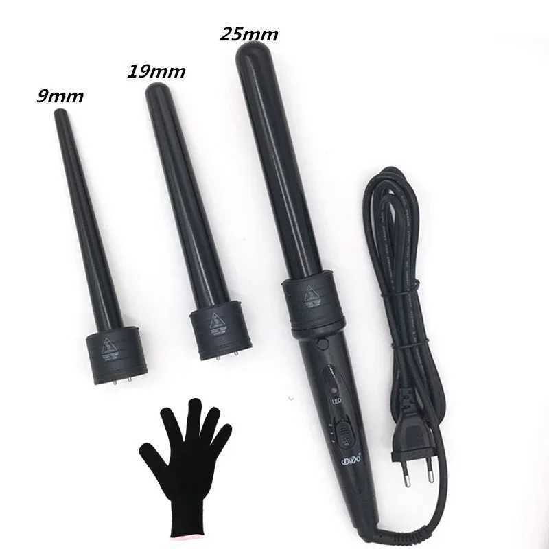 DoDo 3 In1 Hair Curlers Care Styling Curling Iron Wand Interchangeable Hair Iron Curler Set Curler Hair Styles ToolXJ241010