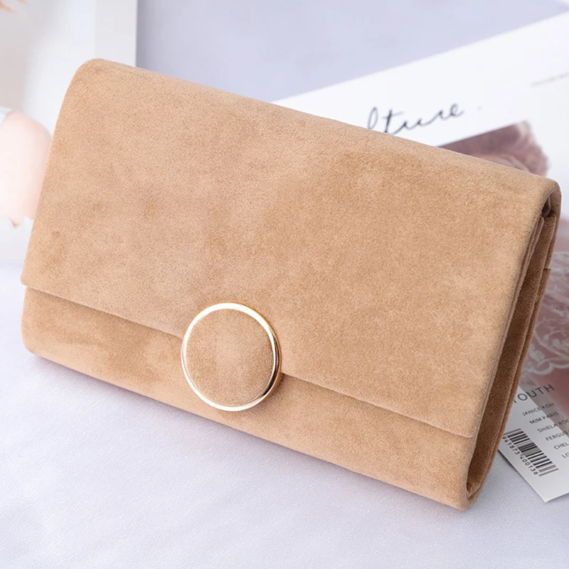Retro womens velvet evening bag small solid flap day bag handbag wedding chain shoulder bag dinner wallet Sac X441H 241008