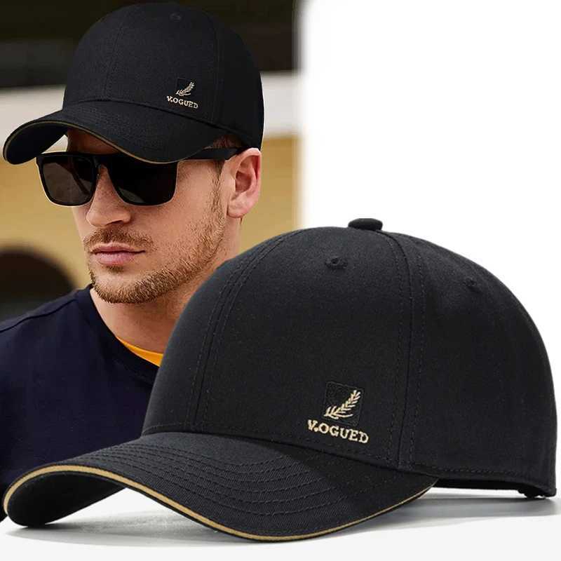 Khaki cotton winter baseball mens and womens sun hats hard structure outdoor sports running truck hats hip-hop dad hats W241010