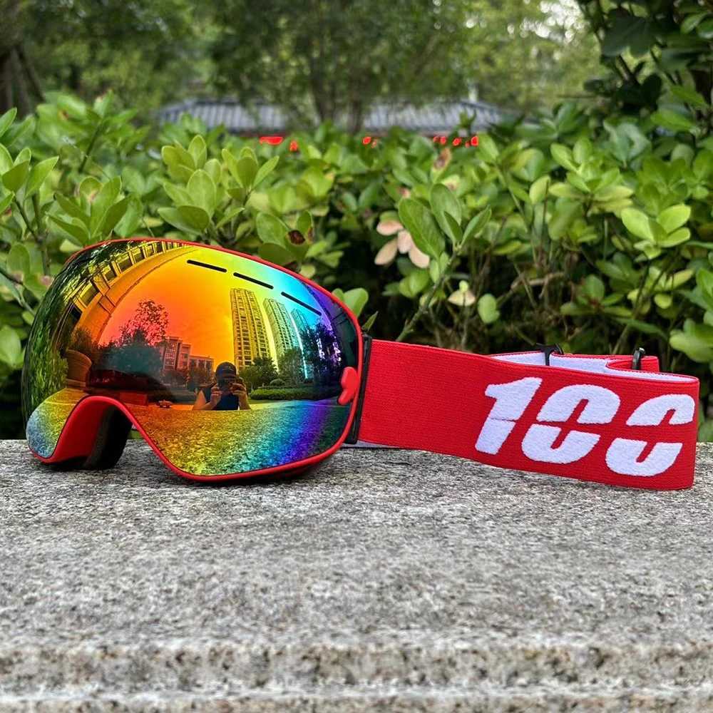 Brand ski goggles double-layer UV400 anti fog large ski goggles ski mask mens ski goggles CL241010