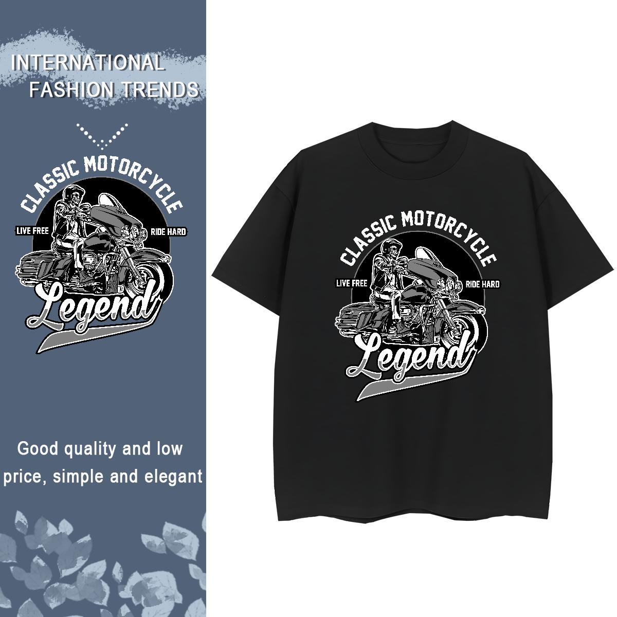 Fashion Woman T Shirts 230g Pure Cotton Round Neck Short Sleeve Daily Outfit motorbike Womens Tshirts Designer Nice Plus Size Custom Top Shirts