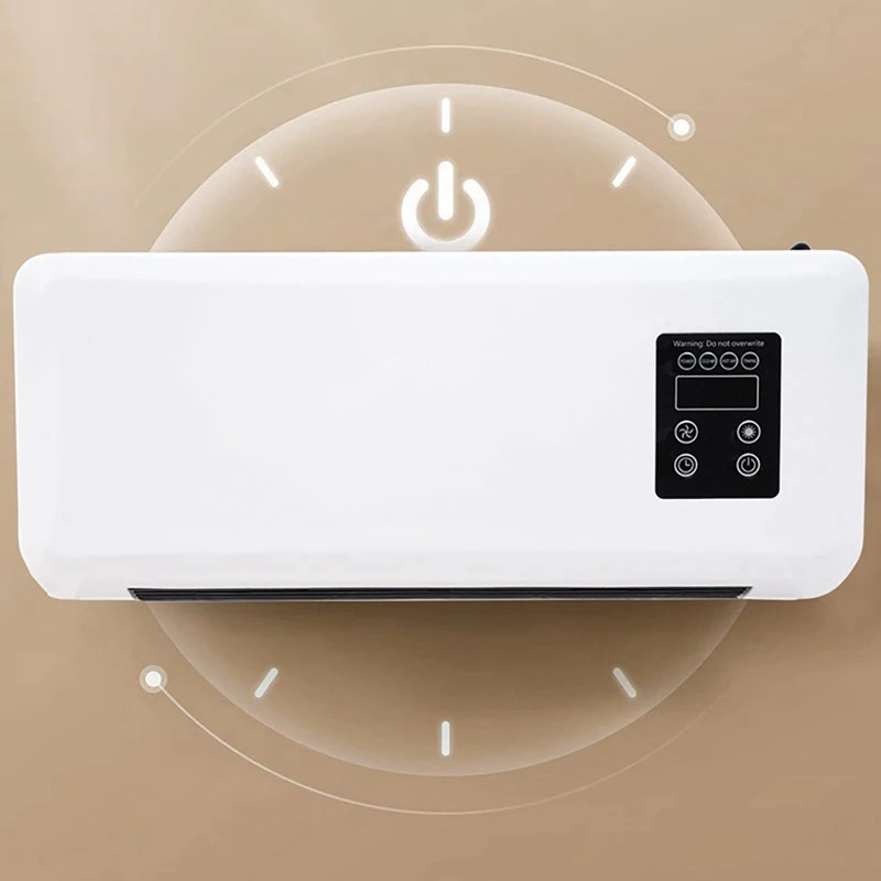 Dual purpose cooling and heating heater household wall mounted electric small air conditioning 241008