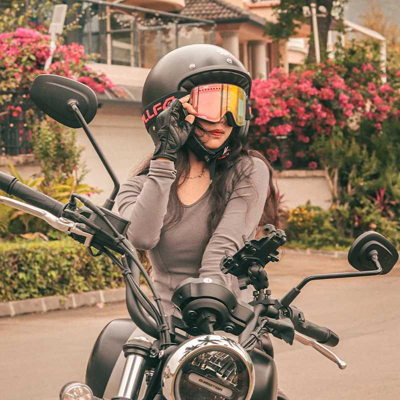 BOLLFO brand anti fog dual lens mens sled goggles UV400 mountain goggles quick lens replacement ski goggles CL241010