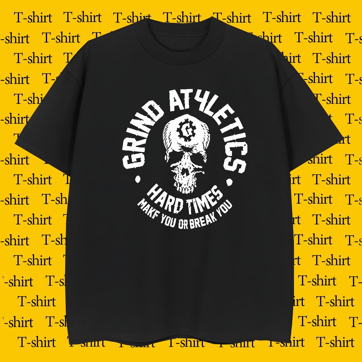 Popular T Shirt For Man 230g Pure Cotton skull Daily Outfit Custom Printed Breathable Short Sleeve Men Tops Tees Free Shipping Tops Shirt