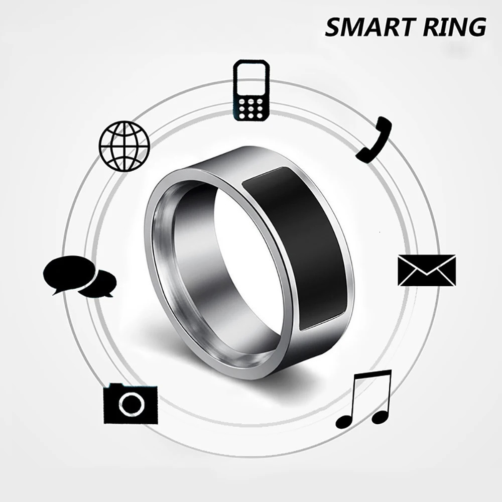 Smart Ring NFC Multifunctional Waterproof Smart Ring Wearable Finger Digital Ring Smart Accessory 241009