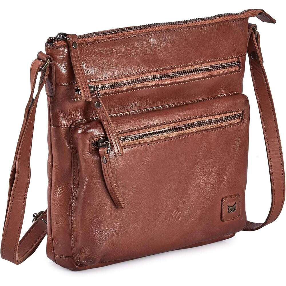 Small Crossbody Bags for Women Real Leather Purse Handbags Crossover Over the Shoulder Pocketbook