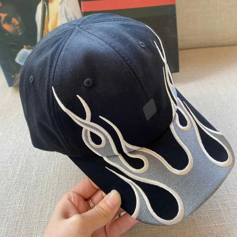 Ball Caps Fashion Adjustable Baseball Hat Hip Hop Embroidered Sun Hats Blue Denim Sports Cap H241010