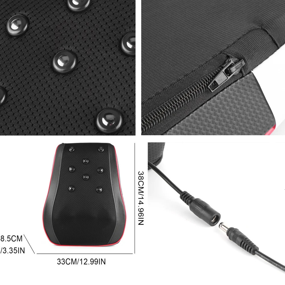 Cervical massage pillow with electric neck massager 3-speed kneading neck massager neck massager waist massage pad 241008