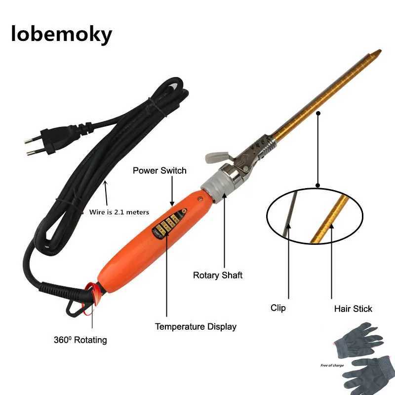 9 mm deep whole curl hair curler curl wave machine screw drum of hair curler curling ironXJ241010